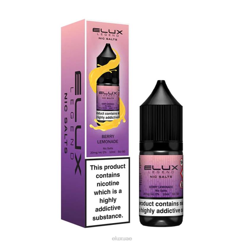 Elux Legend ملح نيك 10 مل عصير الليمون التوت ELUX vape uae RL0446