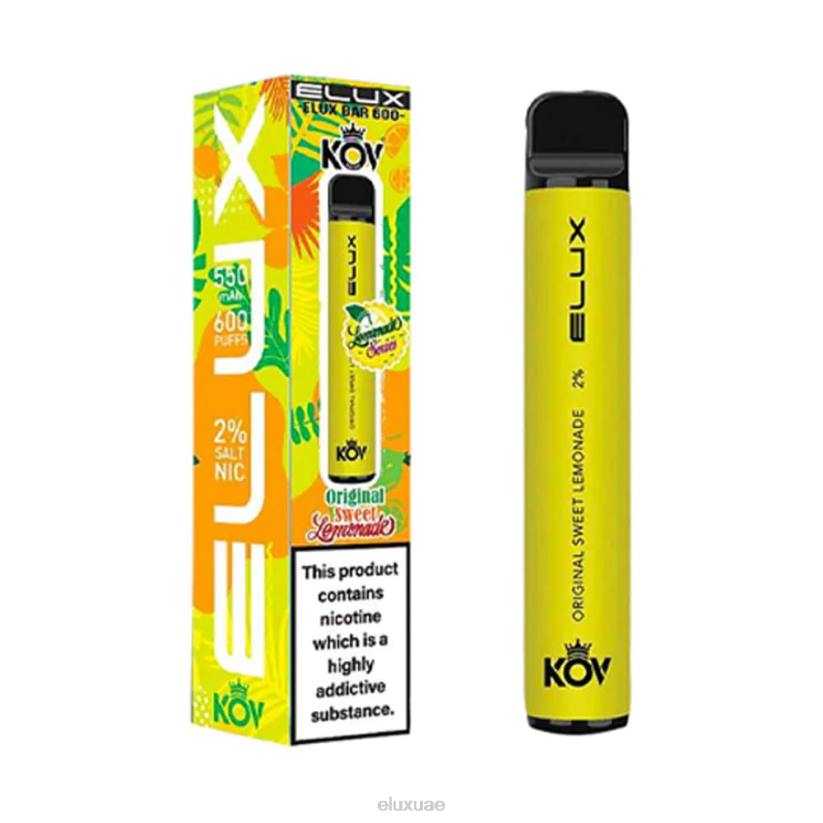 Elux Bar Lemonade Series vape الأصلي القابل للتصرف عصير الليمون الحلو ELUX vape near me RL048