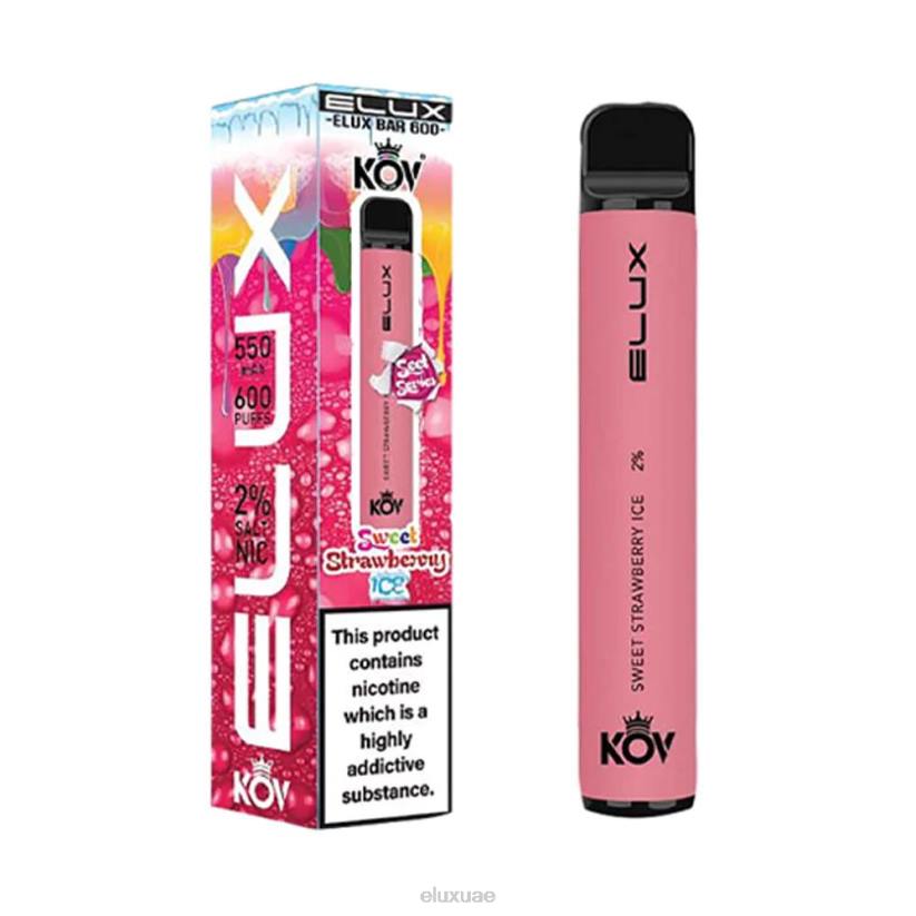 Elux Bar سلسلة حلوة vape القابل للتصرف جليد فراولة حلو ELUX vape disposable RL04110