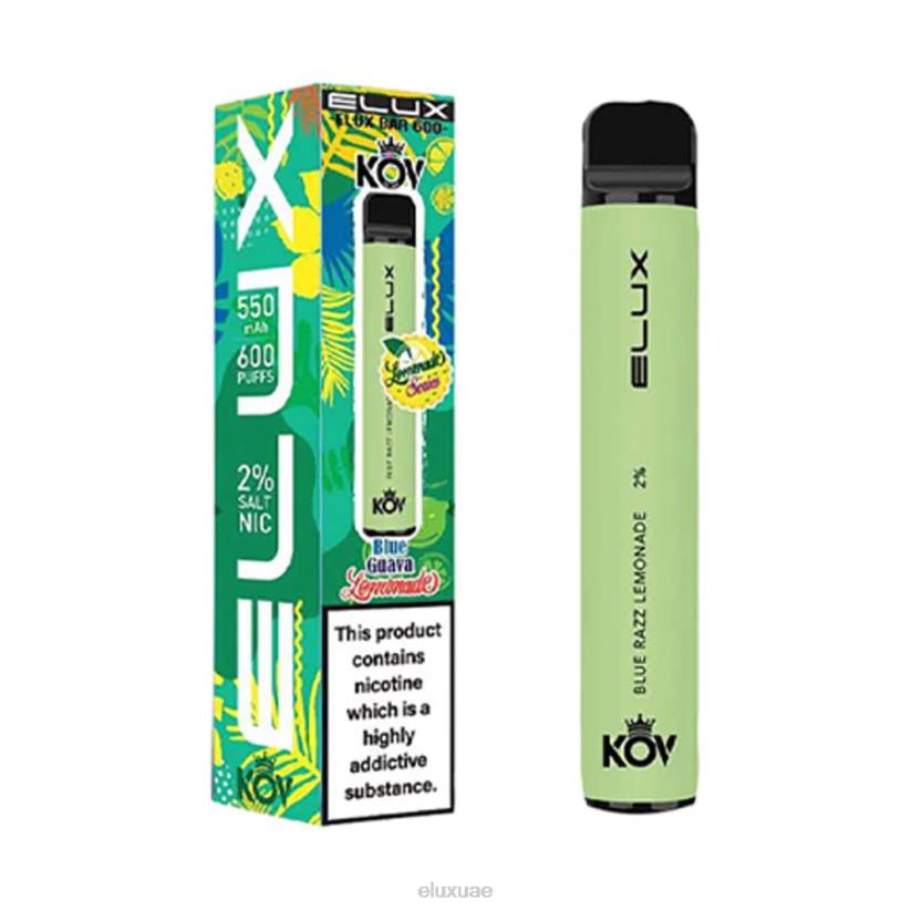 Elux Bar سلسلة عصير الليمون vape القابل للتصرف عصير الليمون الأزرق ELUX vapes bulk RL049