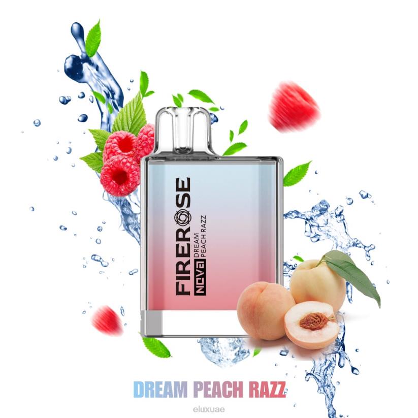 Elux Firerose Nova 600 نفخة فيب يمكن التخلص منها حلم الخوخ راز ELUX vape website RL04112